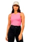 Cobertura - Regata Termal Feminina Marrom - variação: Rosa