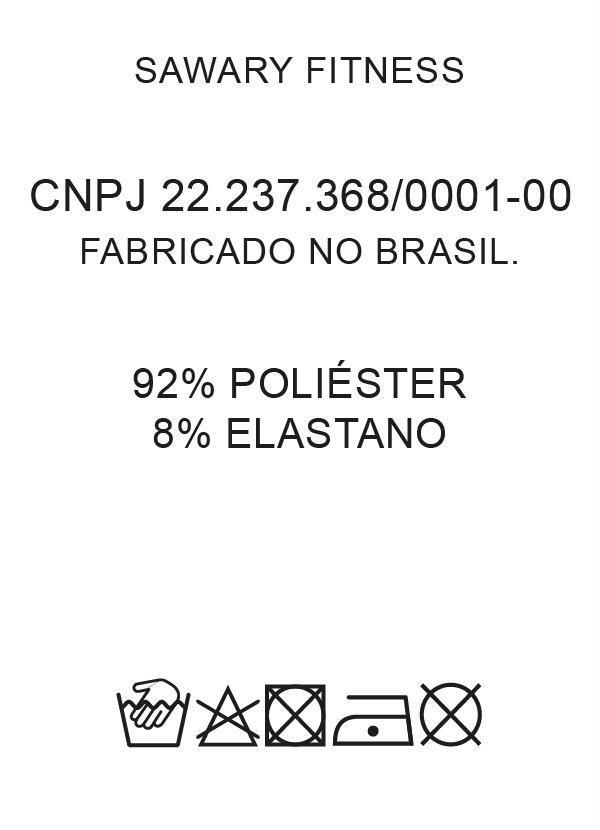 Outlet - Short-Saia Abstrato com Amarração Sawary Fitness 5