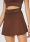 Vouq - Short Saia Fitness Fit-Tech Goes com Bolso Azul - variação: Marrom