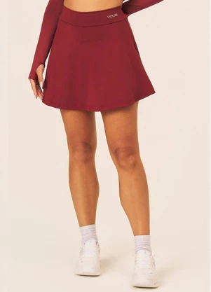Vouq - Short Saia Fitness Jade com Bolso Marsala - VOUQ