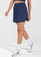 Vouq - Short Saia Fit-Tech Sport com Bolso Marrom - variação: Azul