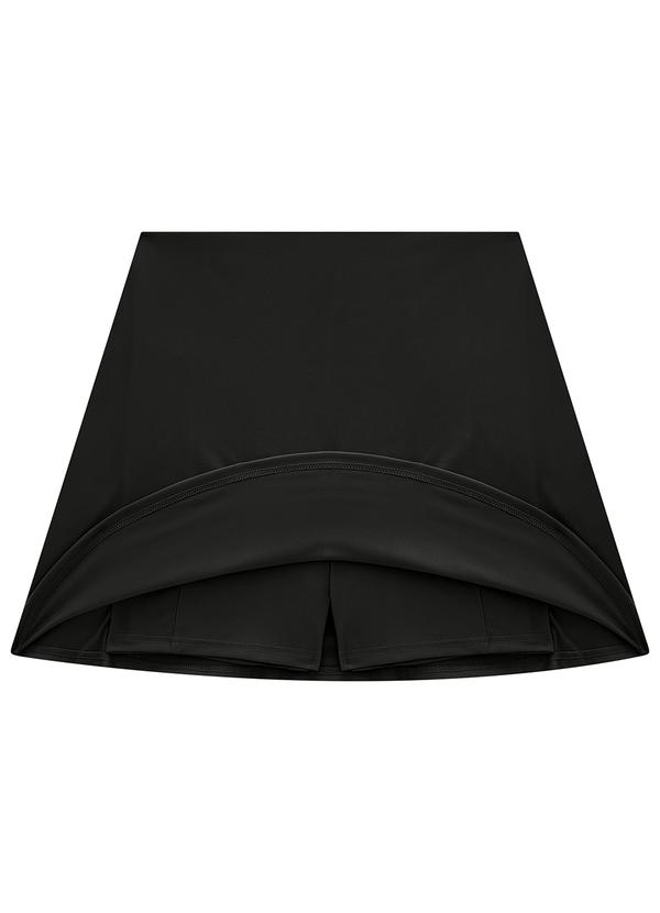 Enfim - Shorts Preto-Saia Lycra®