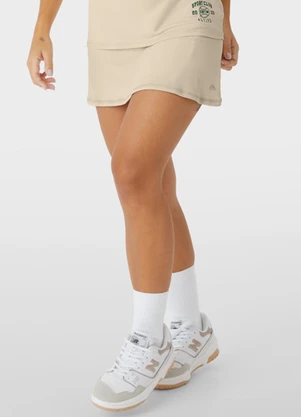 Enfim - Shorts Saia Evasê Dry Fit Active Off White - ENFIM