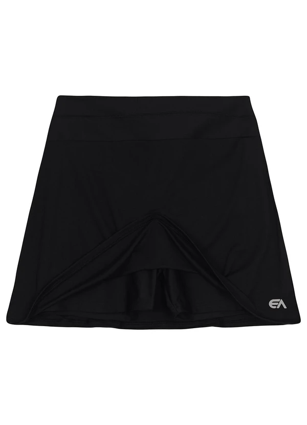 Enfim - Shorts Saia Evasê Dry Fit Active Preto 2