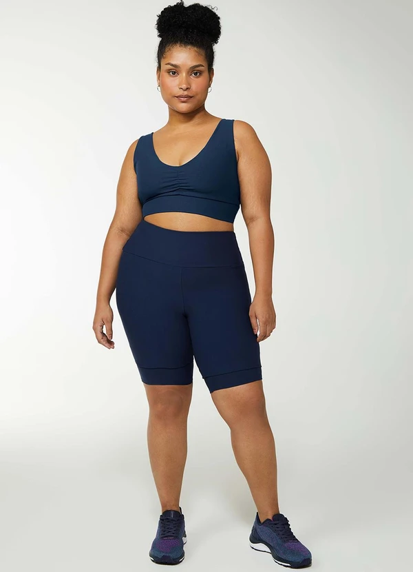 Enfim - Bermuda Ciclista Feminina Active Azul 2