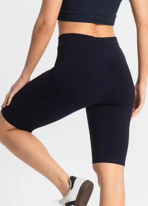 Select - Bermuda Ciclista Feminina em Cotton Pesado Azul - SELECT