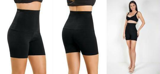 Bermuda Cintura Alta Preta