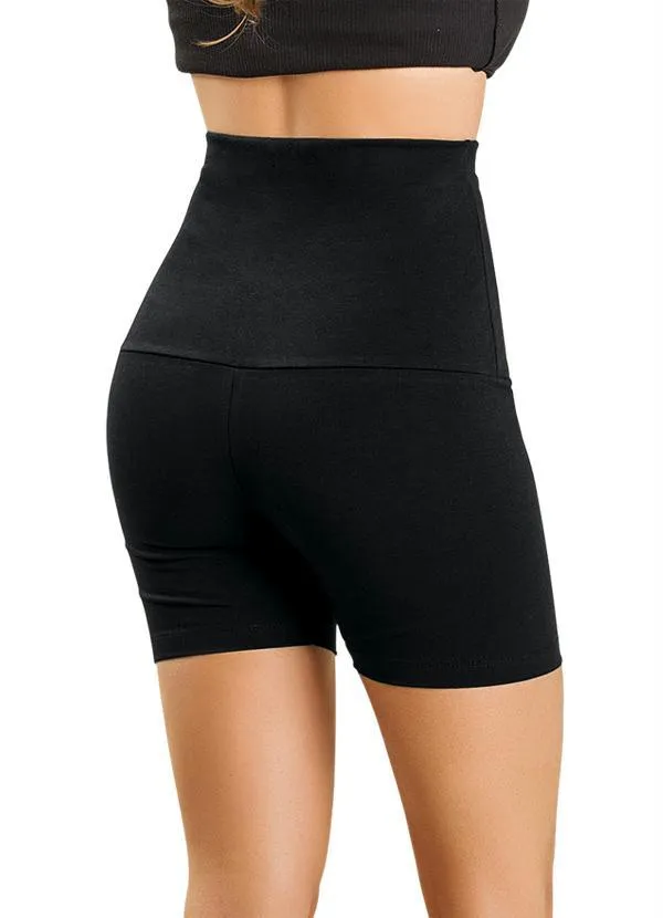 Alma Dolce - Bermuda Cintura Alta Preta 2