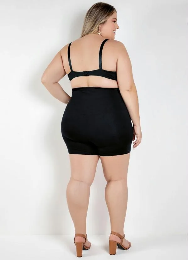 Alma Dolce - Bermuda Cintura Alta Preta 7