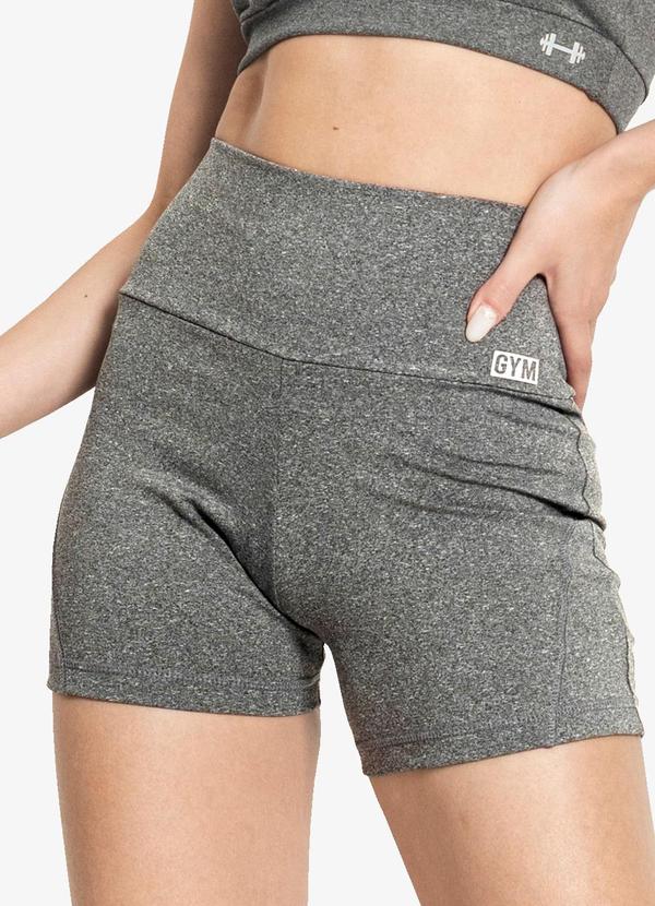 Rovitex - Bermuda Feminina Ftk Fitness Cinza