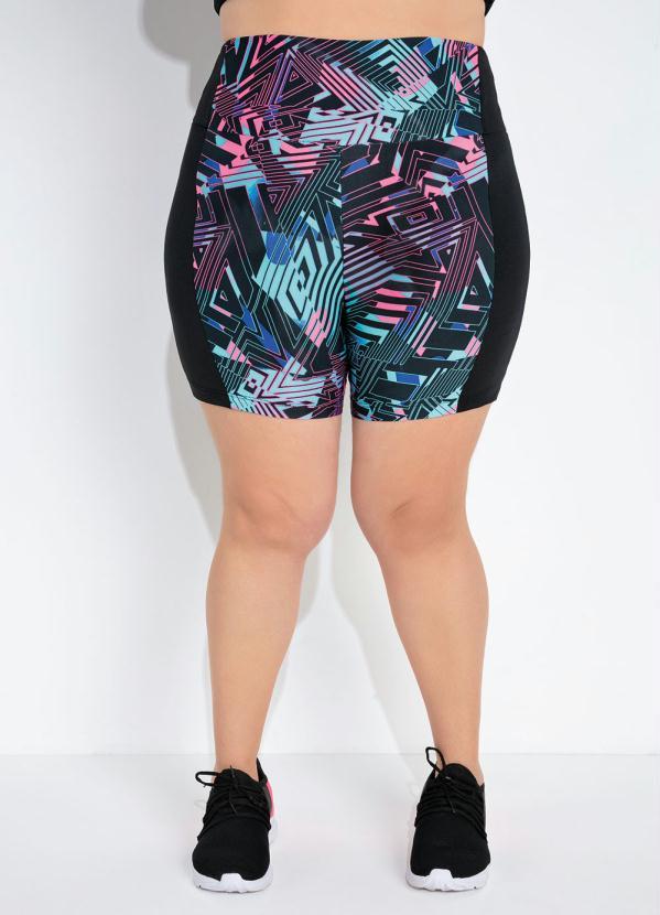 Sawary Fitness - Short Cinza com Cós Duplo Sawary Fitness