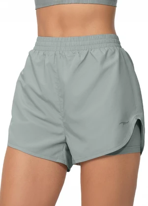 Zee Rucci - Short com Bermuda Interna e Bolso Verde Claro - ZEE RUCCI
