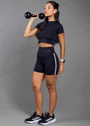 Everfit - Short Fita Preto - EVERFIT