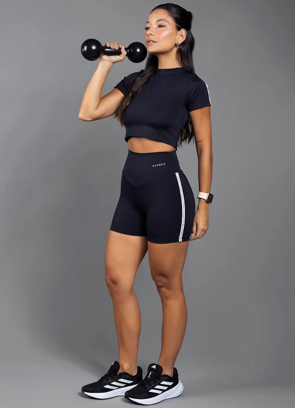 Everfit - Short Fita Preto 2