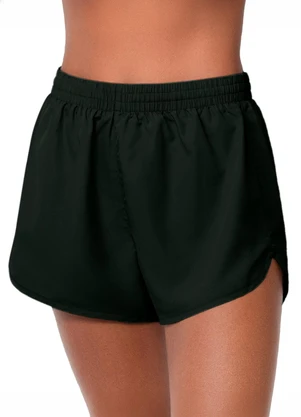 Zee Rucci - Short Fitness com Bermuda Interna e Bolso Preto - ZEE RUCCI