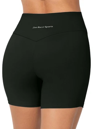 Zee Rucci - Short Fitness Compressão Cós Anatômico Preto - ZEE RUCCI