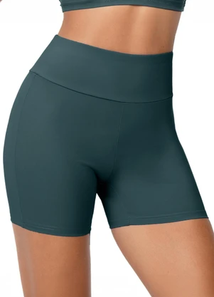Zee Rucci - Short Fitness Compressão Cós Anatômico Verde - ZEE RUCCI