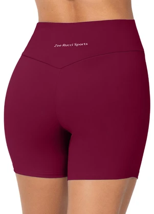 Zee Rucci - Short Fitness Compressão Cós Anatômico Vermelho - ZEE RUCCI