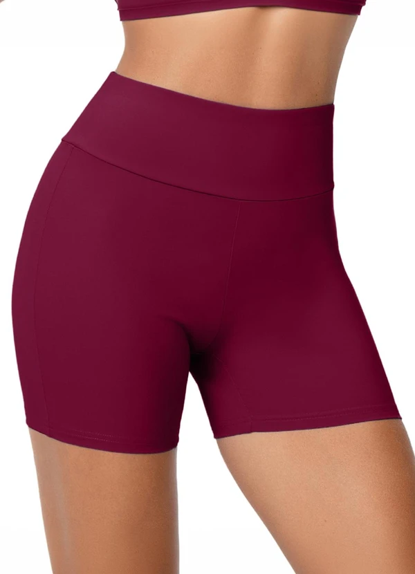 Zee Rucci - Short Fitness Compressão Cós Anatômico Vermelho