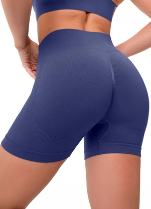 Zee Rucci - Short Fitness Empina Bumbum sem Costura Roxo - ZEE RUCCI
