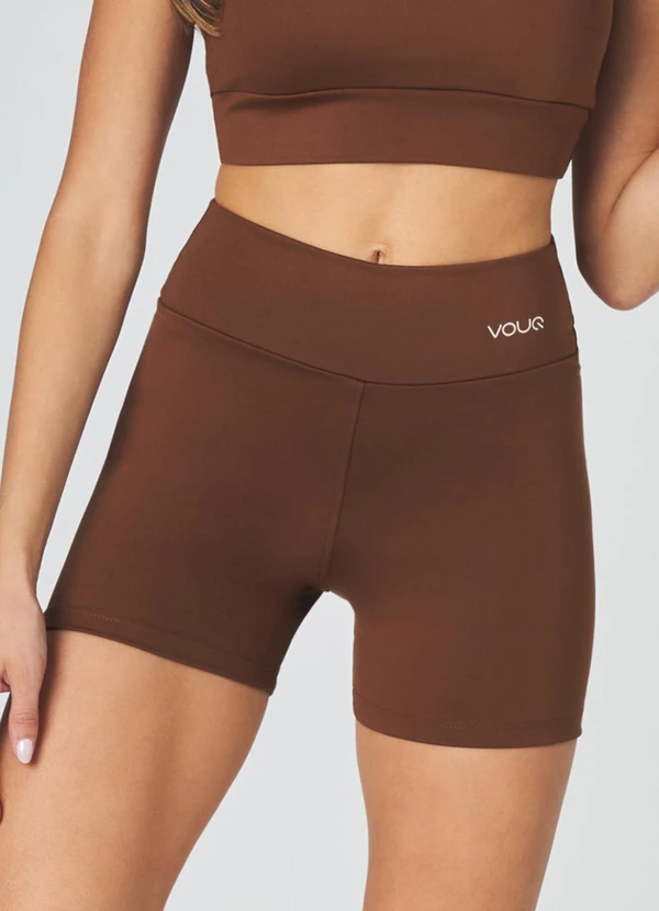 Vouq - Short Fitness Fit-Tech Essential Marrom
