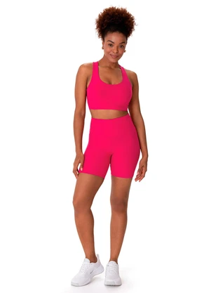 Malwee - Short Justo em Malha Eco Active Rosa Escuro - MALWEE