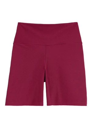 Malwee - Short Justo em Malha Uv com Bolso Active Bordô - MALWEE