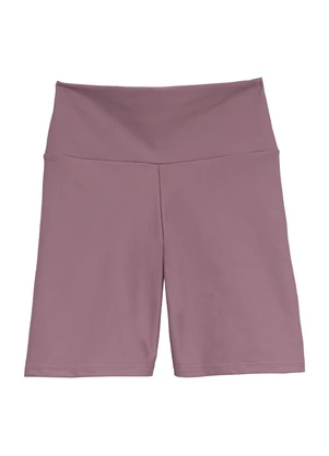 Malwee - Short Justo em Malha Uv com Bolso Active Malva - MALWEE