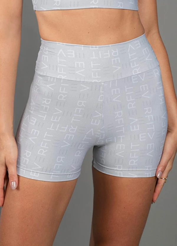 Everfit - Short Lettering Cinza