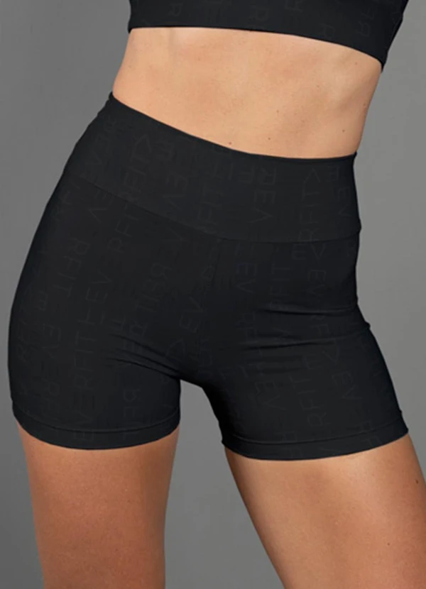 Everfit - Short Lettering Preto