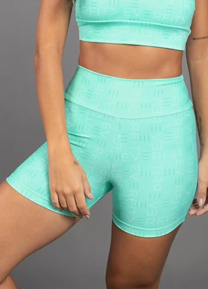 Everfit - Short Lettering Verde - EVERFIT