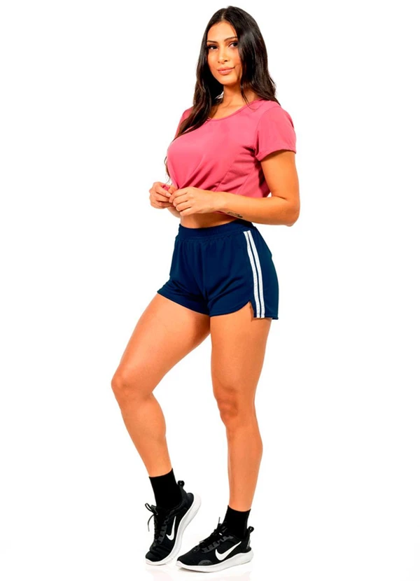 Cobertura - Short Leve Feminina Azul 2