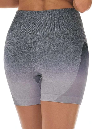 Zee Rucci - Short Mescla Jacquard Degradê sem Costura Cinza - ZEE RUCCI