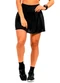 Cobertura - Short Power com Saia Feminina Cinza - variação: Preto