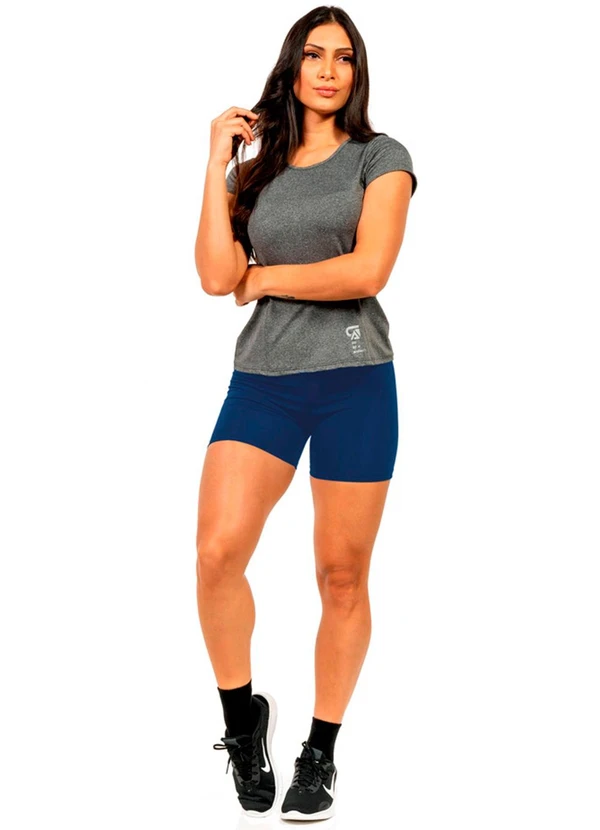 Cobertura - Short Power Feminina Azul 2