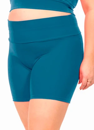 Cobertura - Short Power Feminina Azul - COBERTURA