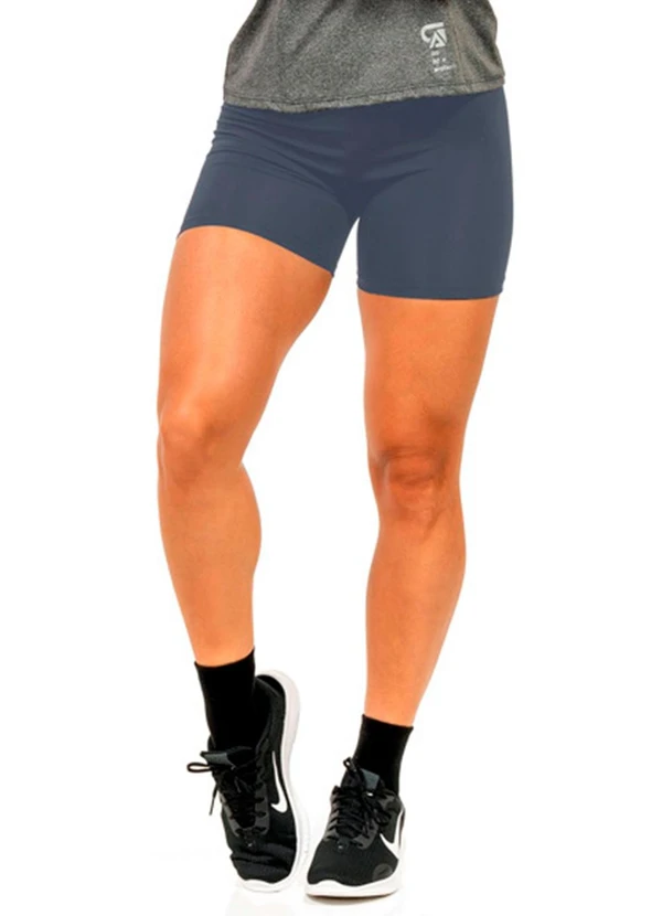 Cobertura - Short Power Feminina Cinza 1