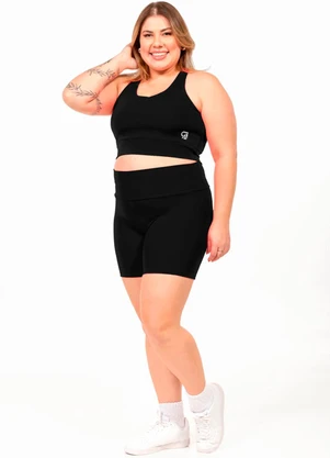 Cobertura - Short Power Feminina Preto - COBERTURA