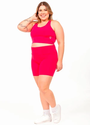 Cobertura - Short Power Feminina Rosa  - COBERTURA