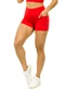Cobertura - Short Power Feminina Cinza - variação: Vermelho