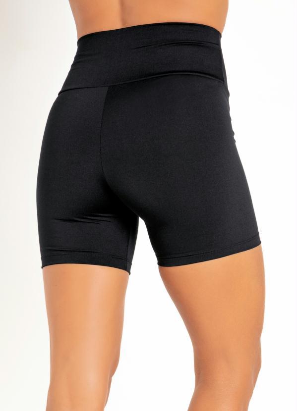 Sawary Fitness - Short Preto com Cós Largo 6