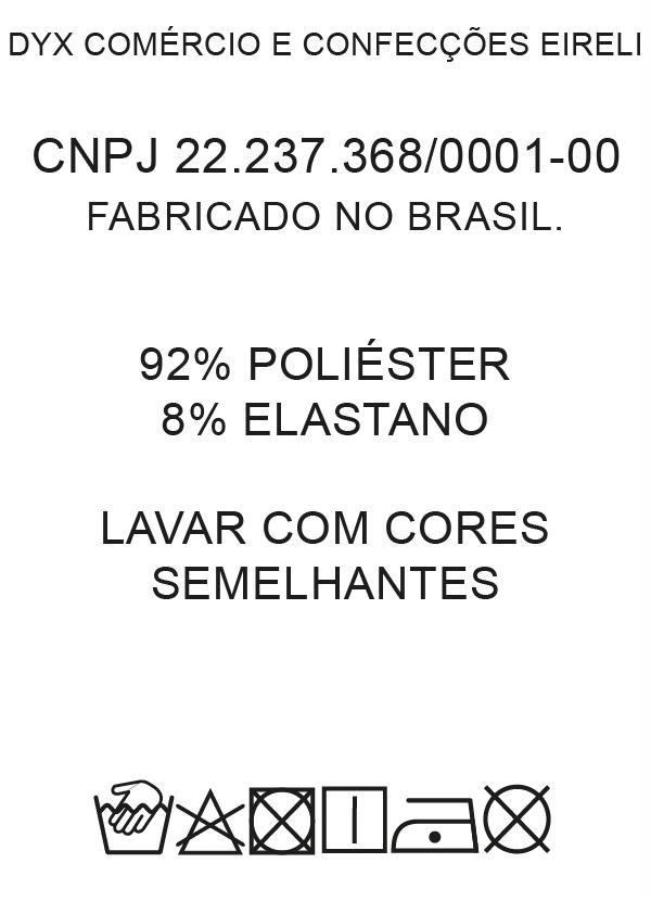 Sawary Fitness - Short Preto com Cós Largo 7