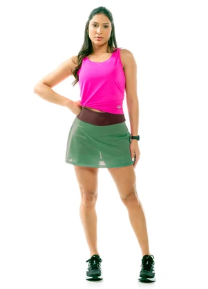 Cobertura - Short Saia Fitness Feminino Verde - COBERTURA