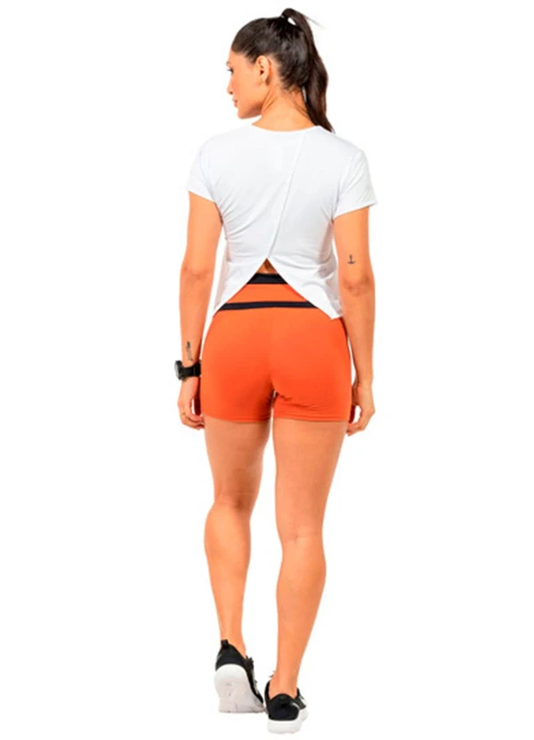 Cobertura - Short Suplex Feminina Laranja 3