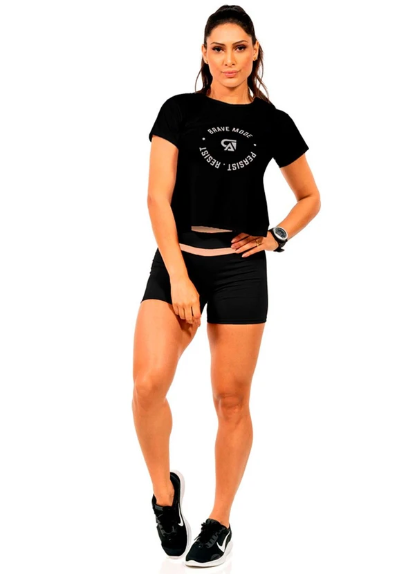 Cobertura - Short Suplex Feminina Preto 2