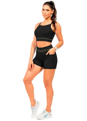 Cobertura - Short Suplex Feminina Preto - COBERTURA