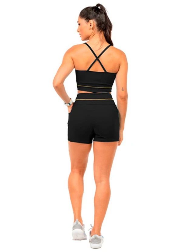 Cobertura - Short Suplex Feminina Preto 3