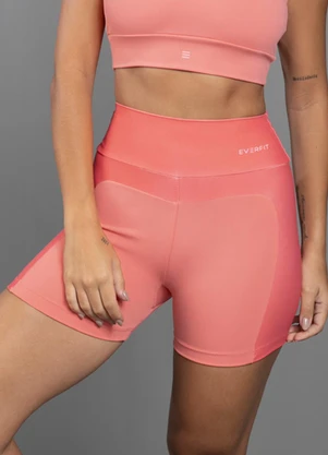 Everfit - Short Tulipa Laranja - EVERFIT