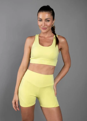 Everfit - Short Verbena Duplo Amarelo - EVERFIT