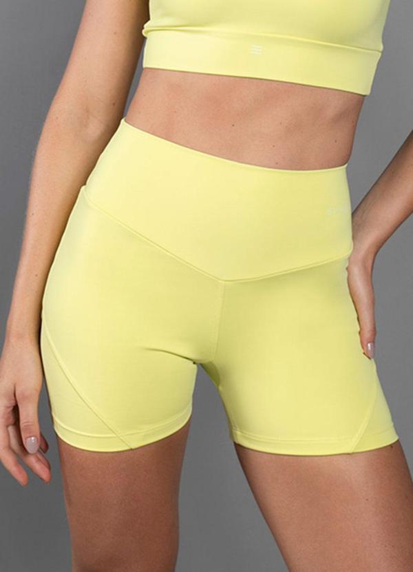 Everfit - Short Verbena Duplo Amarelo